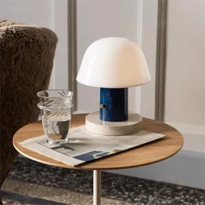 Luminária de Mesa Cogumelo | Luz LED Moderna Recarregável