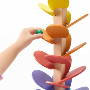 Brinquedo Árvore Musical para Crianças Pequenas Conjunto de Atividades em Madeira Colorida