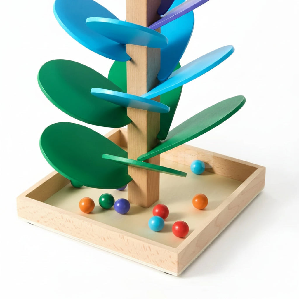 Brinquedo Árvore Musical para Crianças Pequenas Conjunto de Atividades em Madeira Colorida