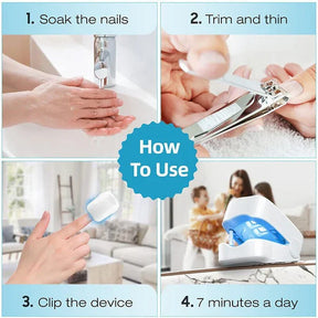 Dispositivo a Laser para Limpeza de Fungos nas Unhas - Dispositivo de Fototerapia Especialista, Revolucionário e de Alta Eficiência para Doenças nas Unhas dos Pés