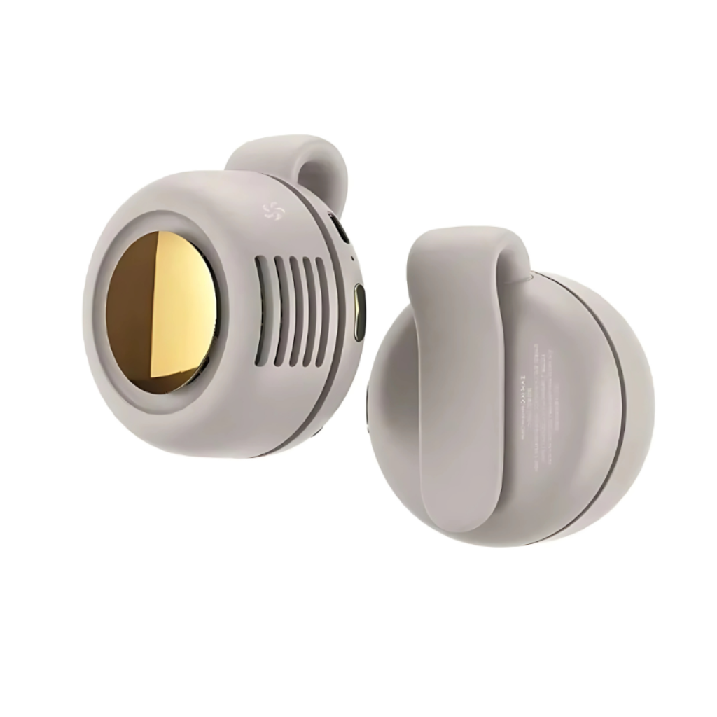Ventilador de Pescoço Portátil Sem Lâminas - Mini Ventilador de Refrigeração USB Recarregável e Vestível