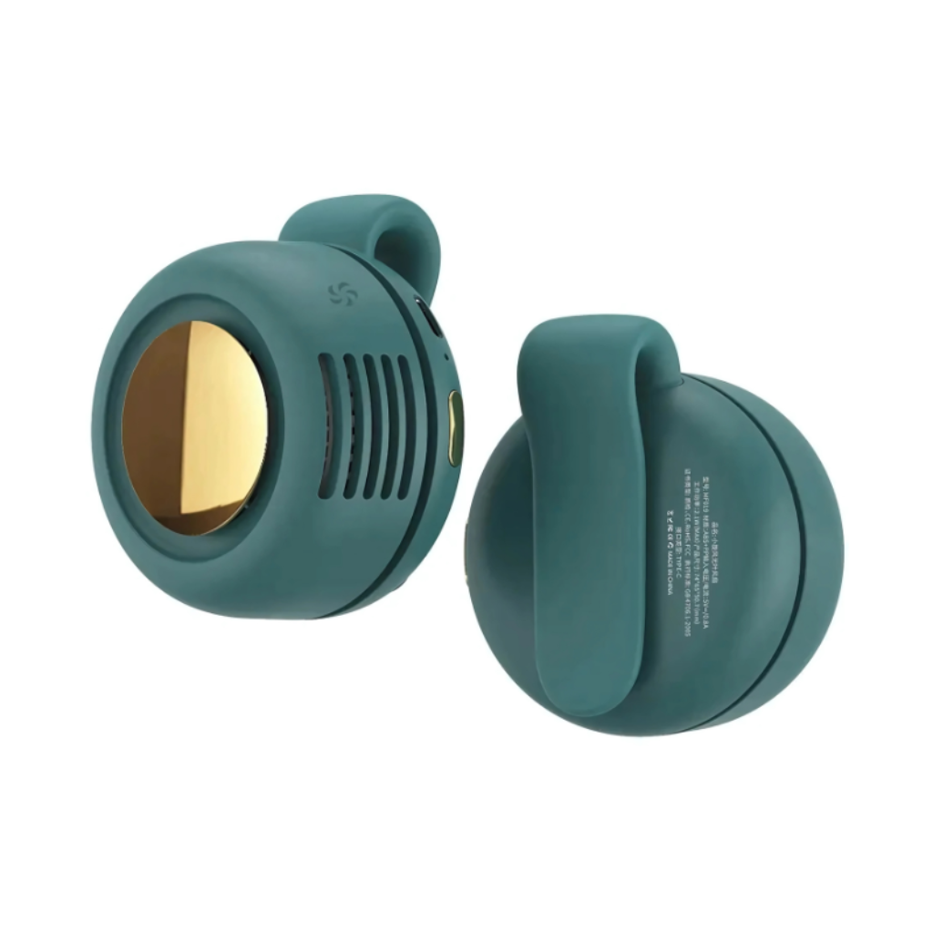 Ventilador de Pescoço Portátil Sem Lâminas - Mini Ventilador de Refrigeração USB Recarregável e Vestível