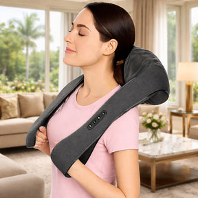 Massageador de pescoço e ombros com calor relaxante para alívio