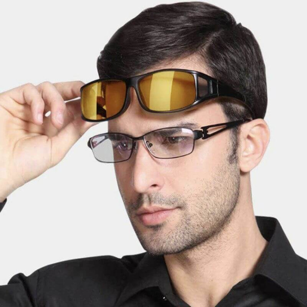 Óculos de visão noturna antirreflexo com proteção UV