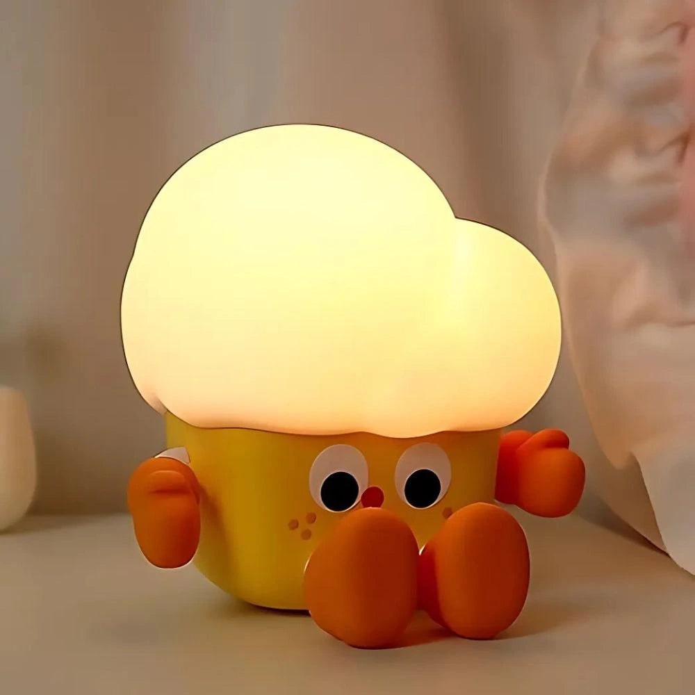 Luminária Infantil Noturna de Bichinho Recarregável com Intensidade Ajustável