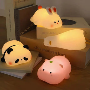 Luminária Infantil Noturna de Bichinho Recarregável com Intensidade Ajustável