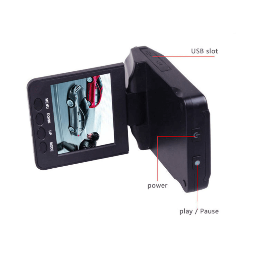 Câmera Veicular 4K Full HD com Sensor de Visão Noturna e Lente Compacta