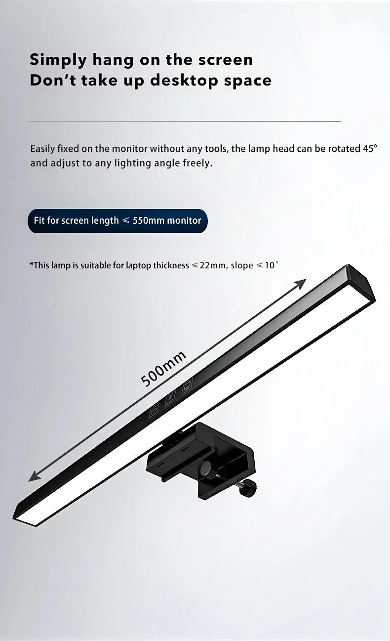 Barra de Luz LED para Monitor