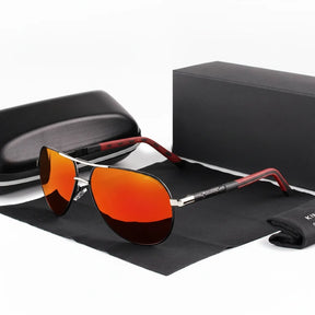 Men's Polarized Sunglasses - Vintage Style with UV400 Protection