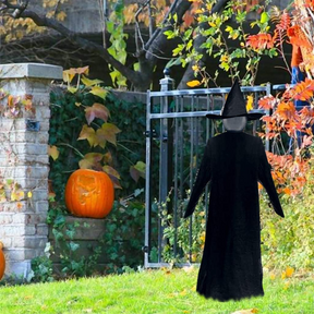 Lighted Halloween Witch Stake - Halloween Witches Decor