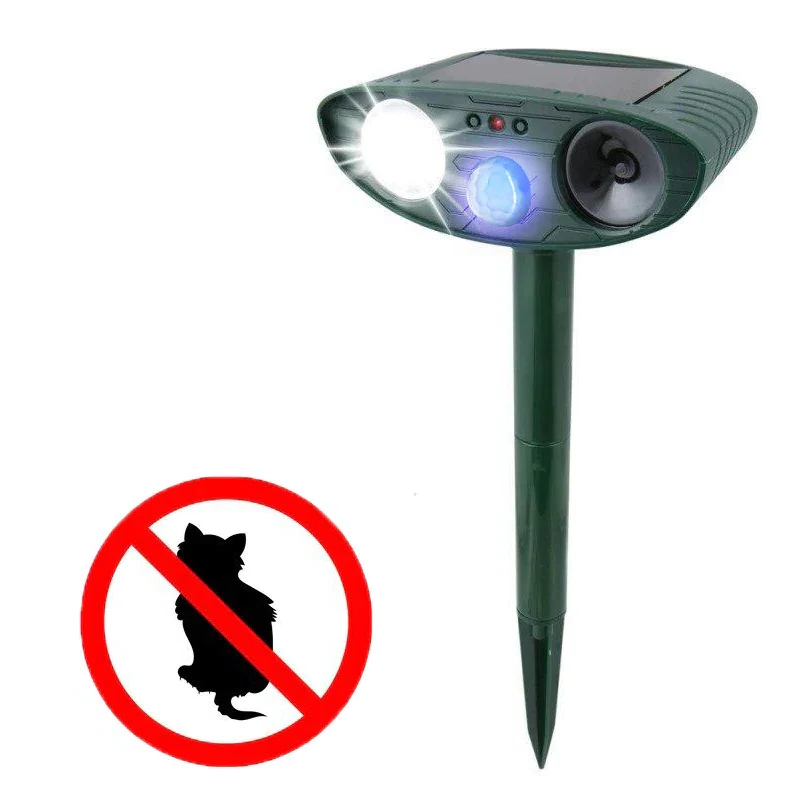Repelente Ultrassônico Solar Externo para Cães - Livre-se dos Cães em 48 Horas ou seu Dinheiro de Volta