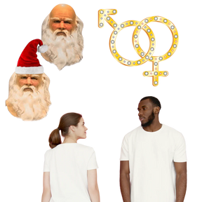 Cosplay Santa Mask
