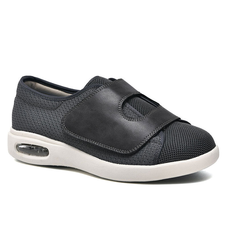 Sapatos Diabéticos Extra Largos para Pés Inchados Calçados de Ajuste Largo
