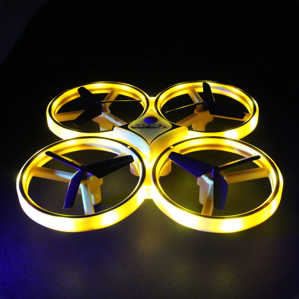 Drone Controlado à Mão com Luzes LED e Controle por Gestos