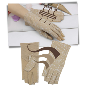 Stylish UV-Protective Cotton Gloves
