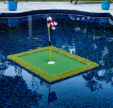 Green de Golfe Flutuante Grama para Green de Golfe Bolas de Golfe Flutuantes