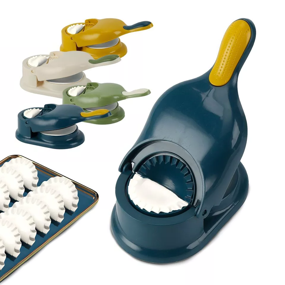 Utensílio de Cozinha 2 em 1 Aprimorado para Moldar e Preparar Massas de Pastel e Dumplings