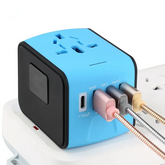 Adaptador de Viagem com Múltiplas Portas