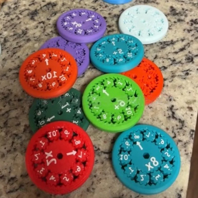 Fidget Spinners de Operações Matemáticas
