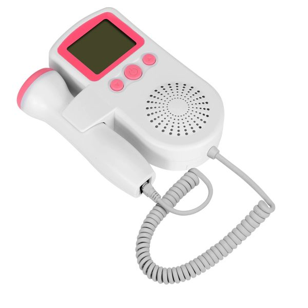 Monitor de Frequência Cardíaca Fetal Doppler para Gestantes Detector de Som de Batimentos Cardíacos do Bebê