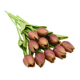 10 szt. sztucznych tulipanów
