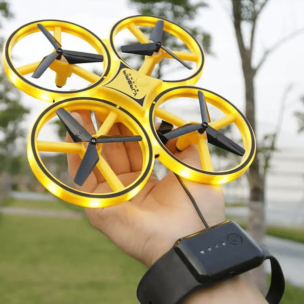 Drone Controlado à Mão com Luzes LED e Controle por Gestos