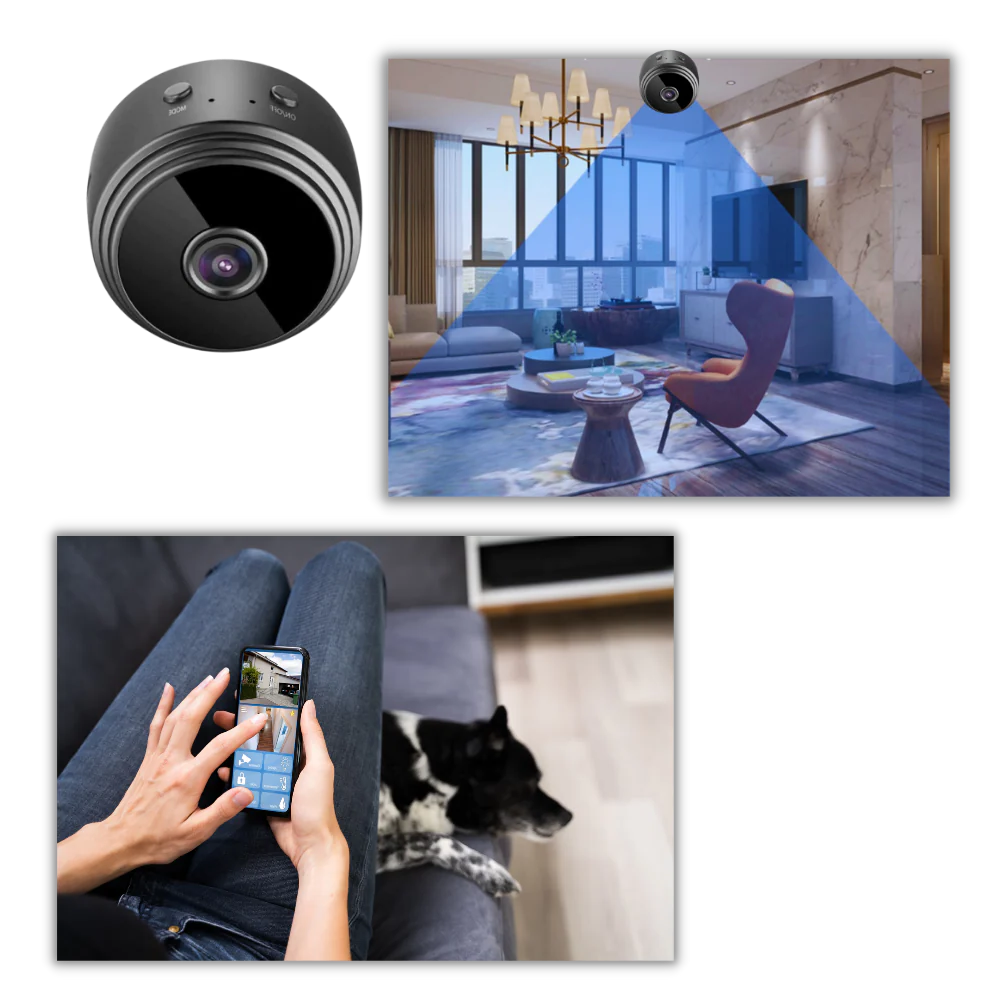 Minicâmera de Vigilância Sem Fio