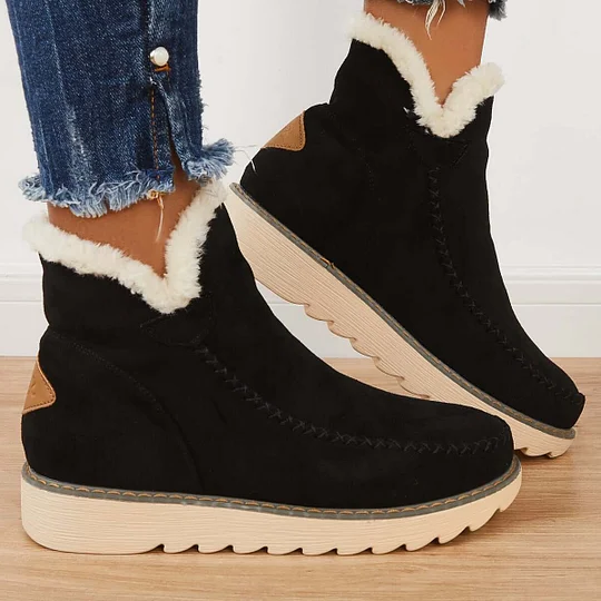 Botas de cano curto para o inverno