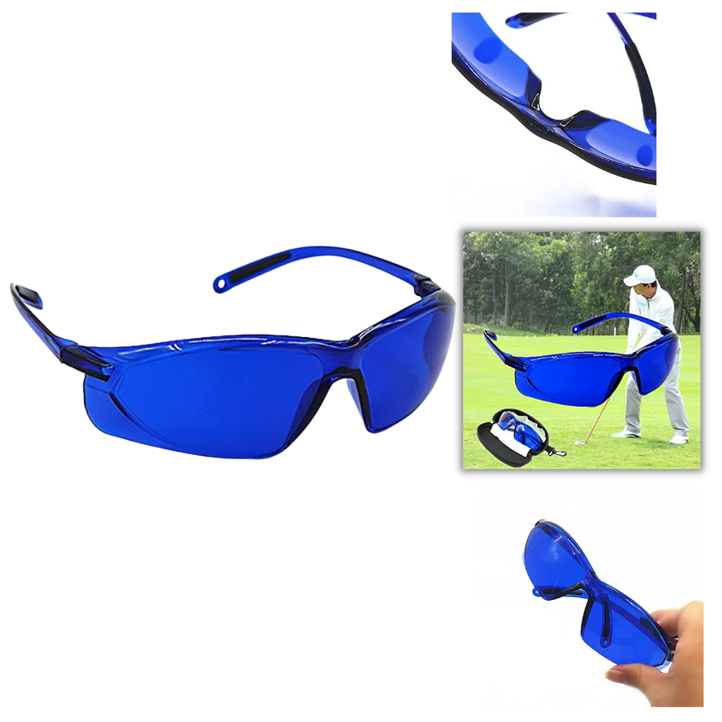 Óculos para encontrar bolas de golfe