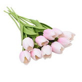 10 szt. sztucznych tulipanów