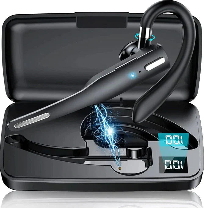 Fone de Ouvido/Headset Bluetooth 5.1 Sem Fio com Microfone Duplo e Cancelamento de Ruído para Caminhoneiros