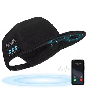 Boné com Alto-falante Bluetooth – Sem fio, à prova d'água e estiloso