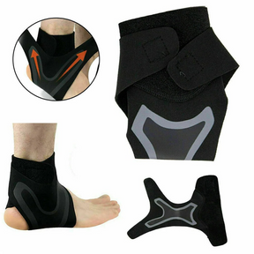 Suporte de Compressão para Tornozelo - Tipo Brace X-Wrap