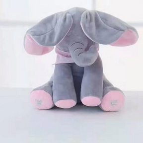 Brinquedo de Pelúcia Elefante Esconde-Esconde