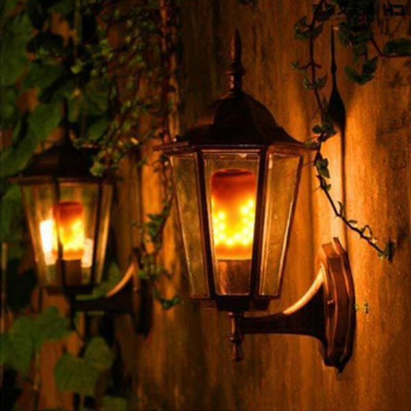 Lâmpada LED com Efeito de Chama