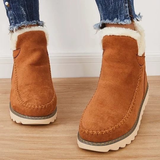 Botas de cano curto para o inverno