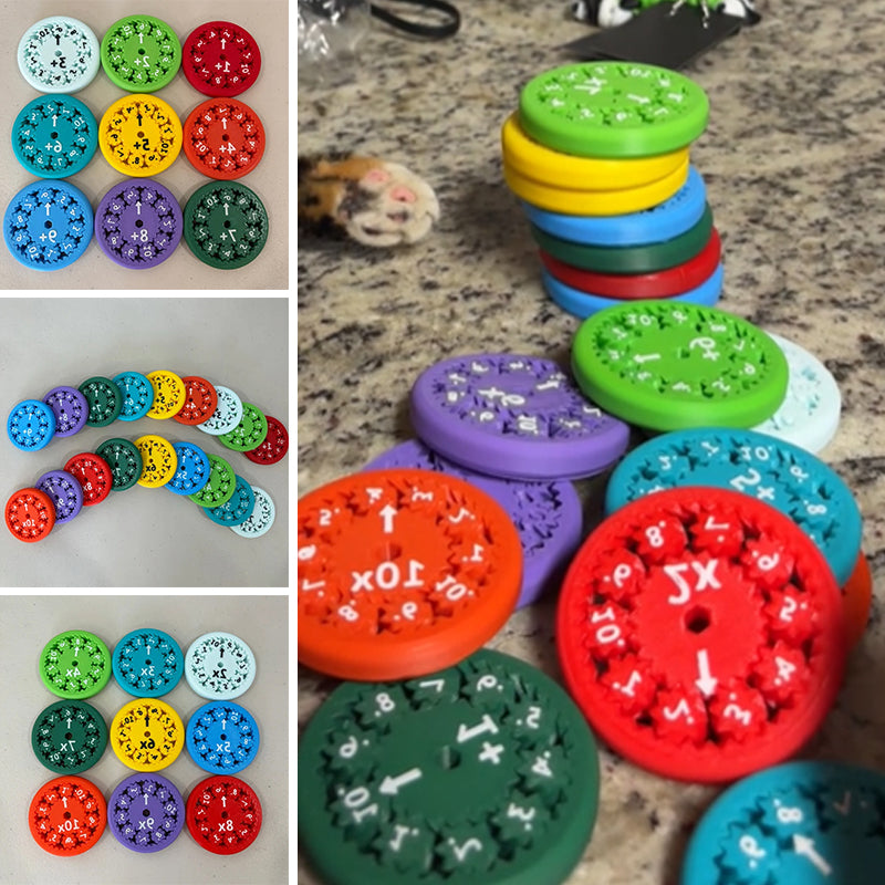 Fidget Spinners de Operações Matemáticas