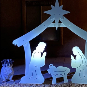Presépio de Natal para Área Externa Holy Night
