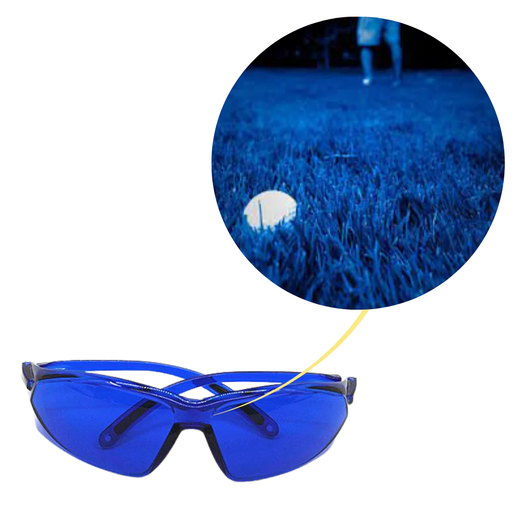 Óculos para encontrar bolas de golfe