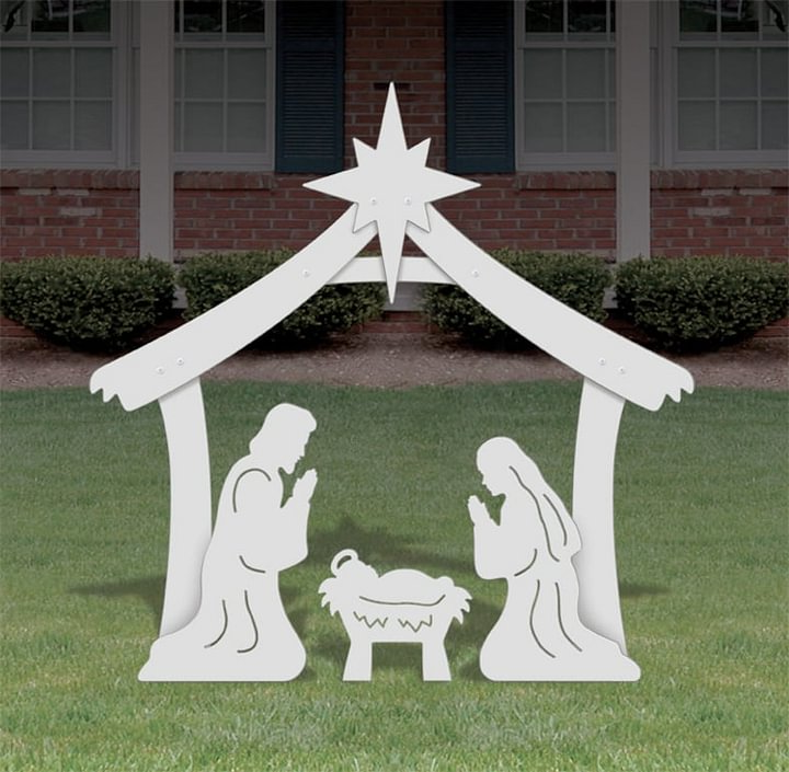 Presépio de Natal para Área Externa Holy Night