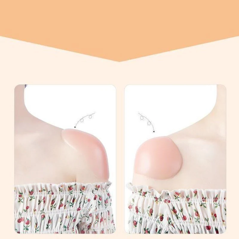 Omoplatas Antiderrapantes - Enchimentos Invisíveis para Ombros para Roupas Femininas