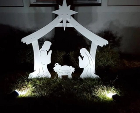 Presépio de Natal para Área Externa Holy Night