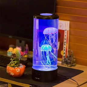 Luminária LED de Água-viva e Aquário