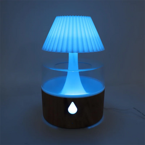 Umidificador Nuvem de Chuva - Difusor de Aromaterapia com Névoa Fria, Alimentado por USB com Luz Noturna