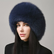 100% Natural Fox Fur Hat Women Cap Thick Fur Cap Winter Warm Hat Female Fashion For Women Hat With Earmuffs Hat