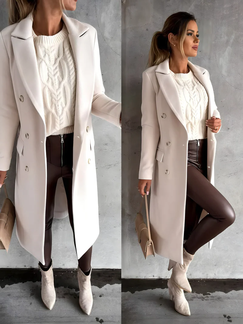 Casaco elegante com estilo atemporal
