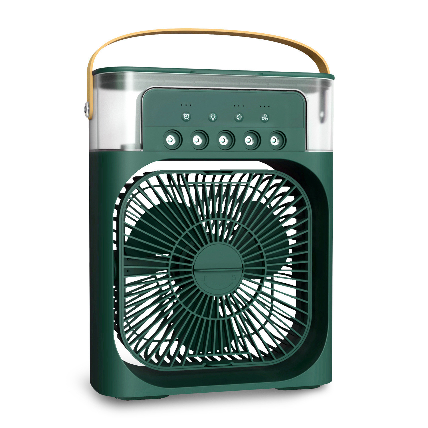 Mini Ventilador Umidificador de Cinco Furos com Spray, Ar-Condicionado de Pequeno Porte, Mini Ventilador com Refrigeração a Água, Resfriador de Ar Silencioso