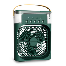 Mini Ventilador Umidificador de Cinco Furos com Spray, Ar-Condicionado de Pequeno Porte, Mini Ventilador com Refrigeração a Água, Resfriador de Ar Silencioso