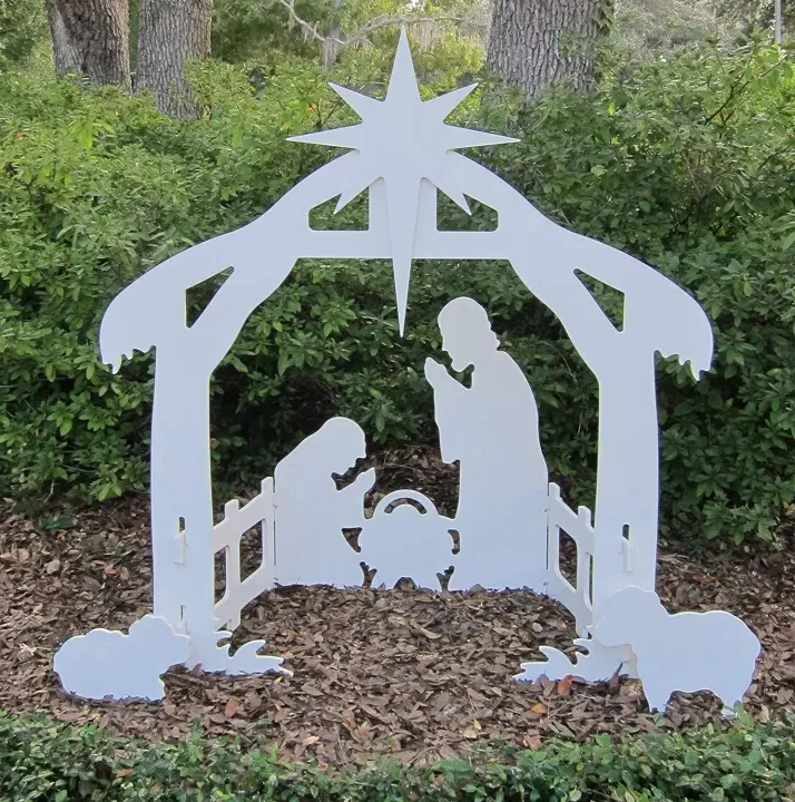 Presépio de Natal para Área Externa Holy Night