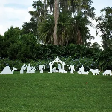 Presépio de Natal para Área Externa Holy Night